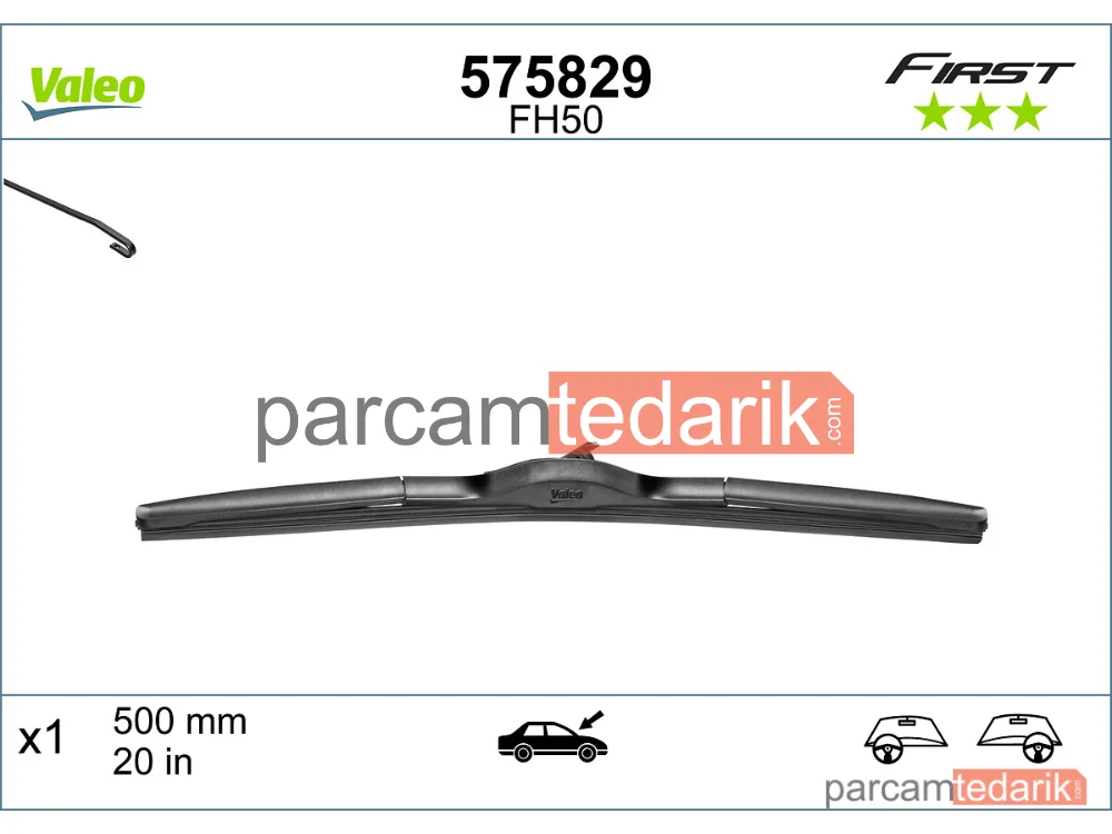 575829 | Silecek Süpürgesi (500 mm) — Mazda 6, Lexus IS II, Kia Sorento II